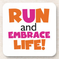 Run und Embrace Life Orange Pink