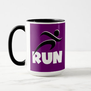 RUN White Tasse