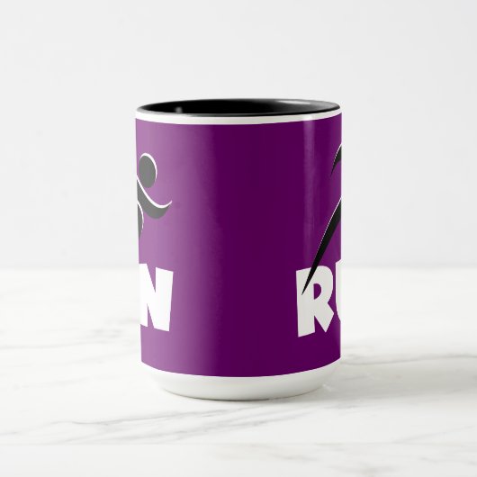 RUN White Tasse (Zentrum)