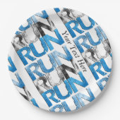 RUN x 3 Runners Pappteller (Vorderseite)