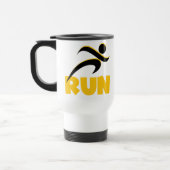 RUN Yellow Reisebecher (Links)