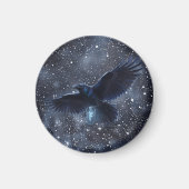 Runa Fehu y el Cuervo de Odín Magnet (Vorne)