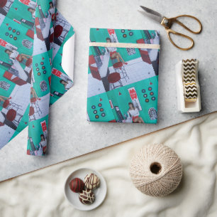 Runaround Sue Gemälde von Alfred Fox Geschenkpapier