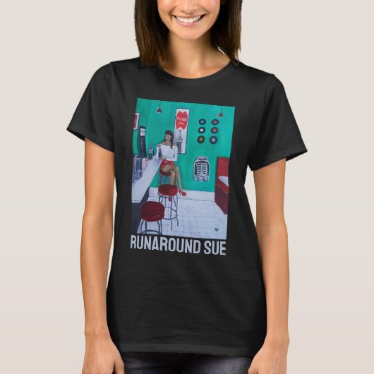 Runaround Sue Gemälde von Alfred Fox T-Shirt (Vorderseite)