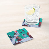 Runaround Sue Painting by Alfred Fox Rechteckiger Pappuntersetzer (Vor Ort)