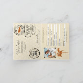 Runaway Bay Jamaica Passport Hochzeitseinladung Einladung (Innenseite)