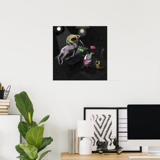 Runaway Brain Poster (Heimbüro)