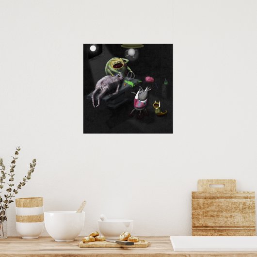 Runaway Brain Poster (Küche)