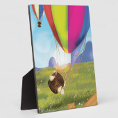Runaway Cartoon Balloon Fotoplatte (Seite)