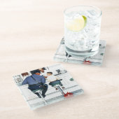 Runaway Glasuntersetzer (Schrägansicht)