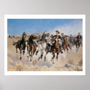 Runaway Horses Art Print Poster
