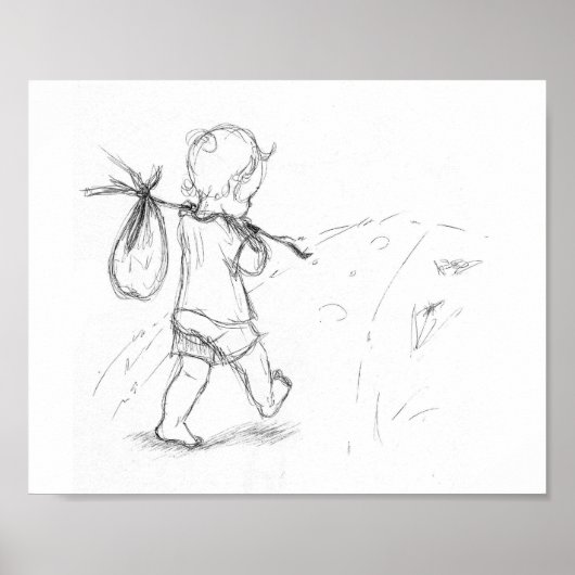 Runaway - Kleine Lieben Kunst Poster (Vorne)