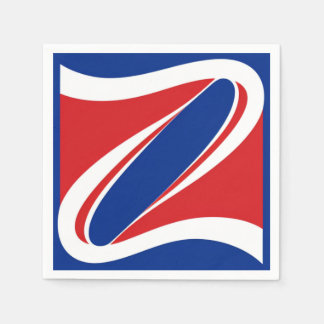 Runaway Patriot Napkin Serviette