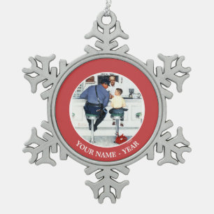 Runaway Schneeflocken Zinn-Ornament