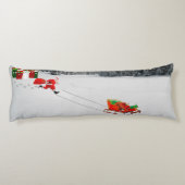 Runaway Sleigh Body Kissen (Rückseite)