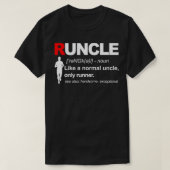 RUNCLE definiert sich wie ein normaler Onkel-Leade T-Shirt (Design vorne)