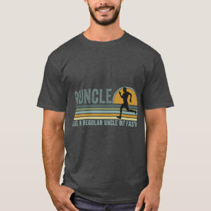 Runcle Funny Running Onkel Meme Fast Runner Man T-Shirt