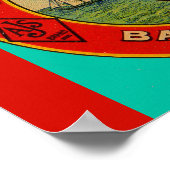 Rund 1900 Alfred Jones Sons Finnan Haddie-Label Poster (Ecke)