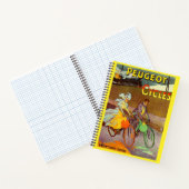 Rund 1900 Peugeot Fahrräder und Notizblock (Innenseite)