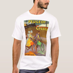 Rund 1900 Peugeot Fahrräder und T-Shirt