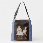 Rund 1910 Pitbull and baby RPPC Tragetaschen Mit Langen Trägern (Rückseite)