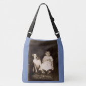 Rund 1910 Pitbull and baby RPPC Tragetaschen Mit Langen Trägern (Vorderseite)