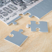 Rund 1912 Zaristisches Russland 500 Rubel-Rechnung Puzzle (Seite)