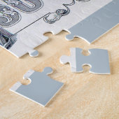 Rund 1912 Zaristisches Russland 500 Rubel-Rechnung Puzzle (Seite)