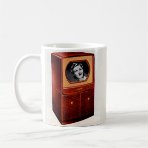 Rund 1951 Set-Sängerin Kaffeetasse