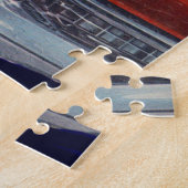 Rund 1960 roter Cadillac-Grille Puzzle (Seite)