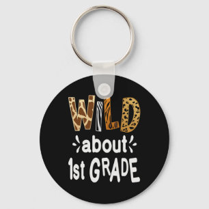 Rund 1. Klasse Willkommen zurück in der Schule Schlüsselanhänger