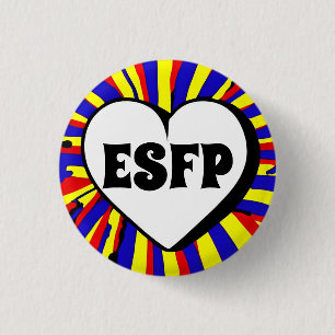 Rund-Abzeichen des ESFP MBTI 3 cm Button