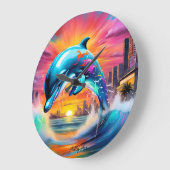 Rund-Acrylmauer-Uhr - Unique Limited Edition Große Wanduhr (Winkel)