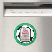 Rund anpassbare Foto-Fußball-Magnete Magnet (In Situ (Geschirrspüler))