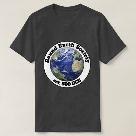 Rund-Erde-Gesellschaft T-Shirt (Design vorne)