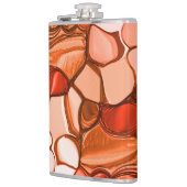 Rund formförmige Formen wie Samen, Korallen und Ro Flachmann (Links)