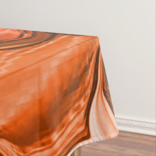 Rund formförmige Formen wie Samen, Korallen und Ro Tischdecke