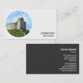 Rund Foto - Burg Cardiff Behalten Visitenkarte (Vorne/Hinten)