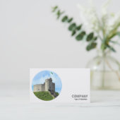 Rund Foto - Burg Cardiff Behalten Visitenkarte (Stehend Vorderseite)