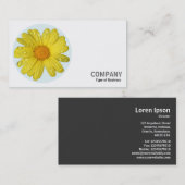 Rund Foto - Gelbe Schwung im Regen Visitenkarte (Vorne/Hinten)