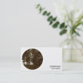 Rund Foto - Im Park Visitenkarte (Stehend Vorderseite)