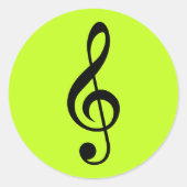 Rund-Helle Limone Kleberklammern Runder Aufkleber (Vorderseite)