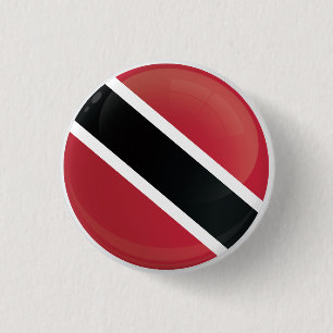 Rund-Icon-Flagge von Trinidad und Tobago Button