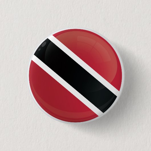 Rund-Icon-Flagge von Trinidad und Tobago Button (Vorderseite)