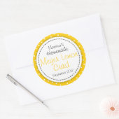 Rund-Meyer-Lemon-Curd-Konfitüre Runder Aufkleber (Umschlag)