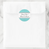 Rund niedlich danke Ihnen Aufkleber für Gastgesche (Tasche)