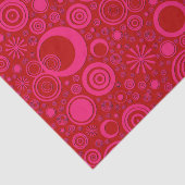 Rund-Pink-Rot-GEWEBE-FEHLERPAPIER Seidenpapier (Ausschnitt)