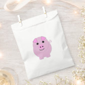 Rund-Pink-Schwein Geschenktütchen (Ausgeschnitten)