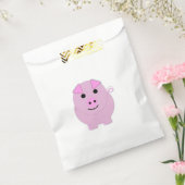 Rund-Pink-Schwein Geschenktütchen (Versiegelt)