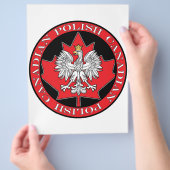 Rund polnisches kanadisches Leaf Flyer (Hand)